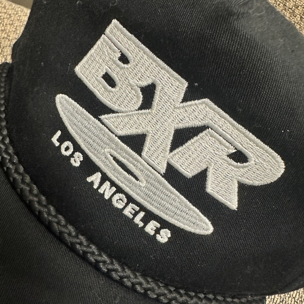 Born X Raised SnapBack Hat BXR Los Angeles Black Cap